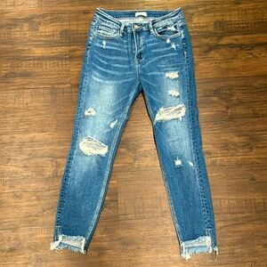 Altar'd State Distressed Blue Jeans